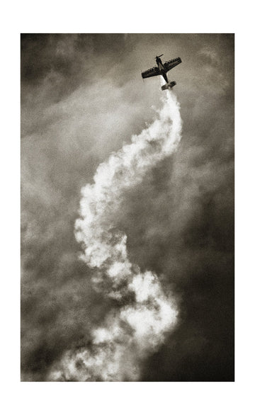 Skyward Smoke Trail | Poster - Passepartout