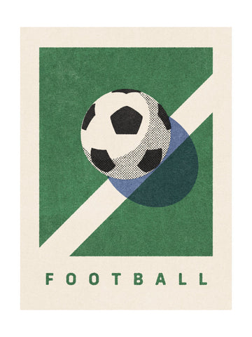 Classic Football Field | Poster - Passepartout