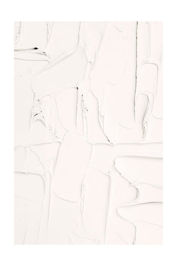 White Textured Abstract | Poster - Passepartout