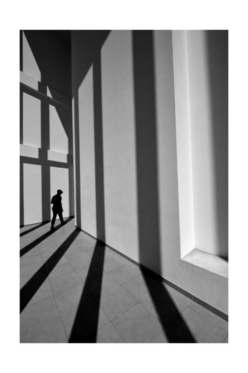 Solitary Man Shadows | Poster - Passepartout