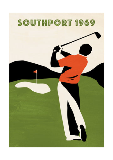 Southport Golf 1969 | Poster - Passepartout