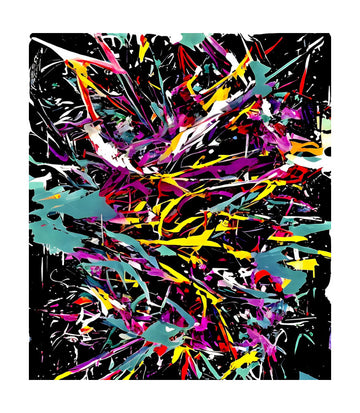 Vibrant Paint Splash | Poster - Passepartout