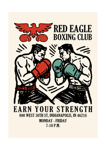 Classic Boxing Club | Poster - Passepartout