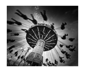 Dynamic Carnival Swings | Poster - Passepartout