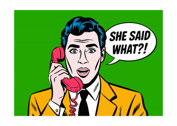 She Said What Pop Art | Poster - Passepartout