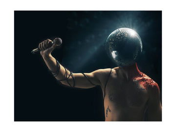 Disco Ball Performer | Poster - Passepartout