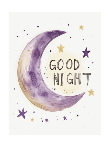 Moonlit Slumber | Poster - Passepartout