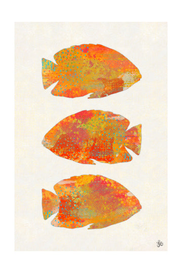 Vibrant Tropical Fish | Poster - Passepartout