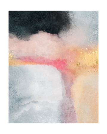 Blush Gold Serenity | Poster - Passepartout
