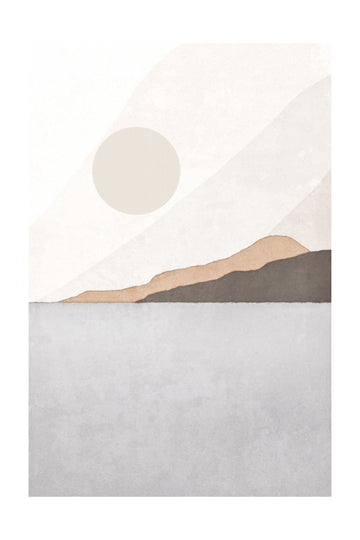 Calm Mountain Horizon | Poster - Passepartout