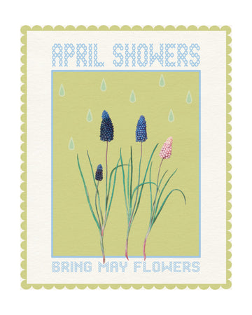 April Showers May Blooms | Poster - Passepartout