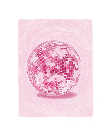 Pandc Discoball Copy 2 | Poster - Passepartout