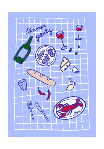 Dinner Party | Poster - Passepartout