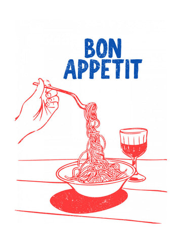 Spaghetti Bon Appetit | Poster - Passepartout