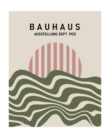Bauhaus Desert Sun | Poster - Passepartout