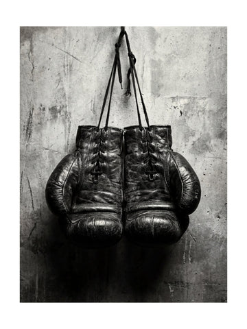 Vintage Boxing Gloves | Poster - Passepartout