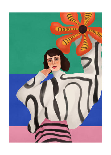 Vibrant Fashion Abstract | Poster - Passepartout