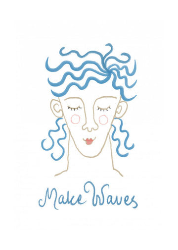 Make Waves Dreamer | Poster - Passepartout
