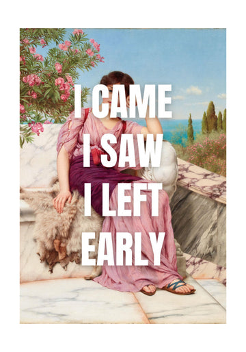 Classical Lady Funny Quote | Poster - Passepartout