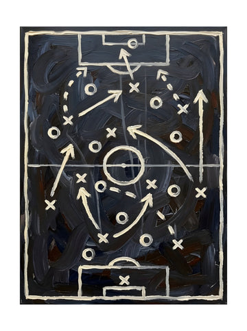 Football Play Diagram | Poster - Passepartout