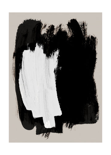 Abstract Brush Strokes 16 | Poster - Passepartout