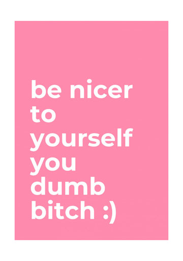 Sarcastic Self Care Quote | Poster - Passepartout