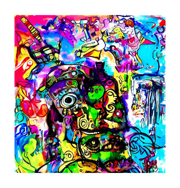 Vibrant Abstract Eye | Poster - Passepartout