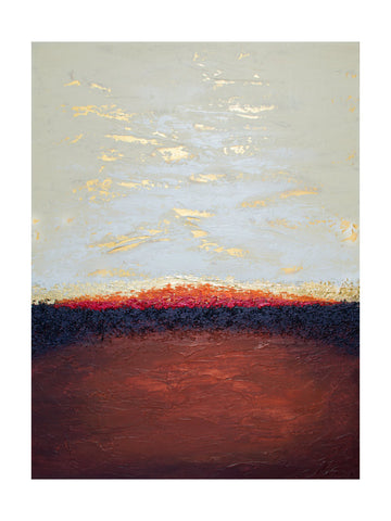 Golden Desert Horizon | Poster - Passepartout