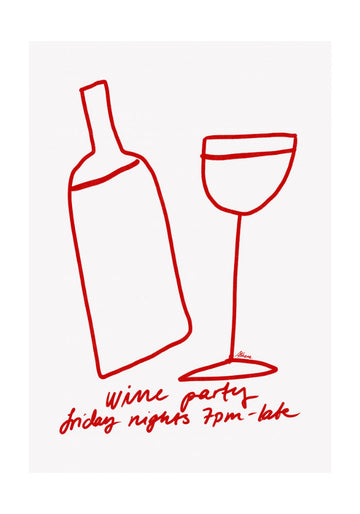 Wine Party | Poster - Passepartout